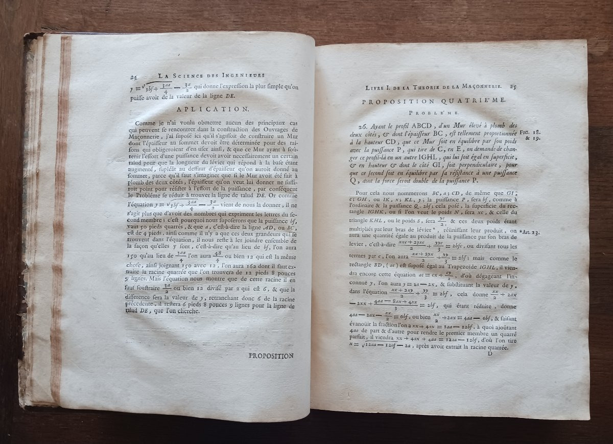 La Science des Ingénieurs  par Belidor  /  1729-photo-2