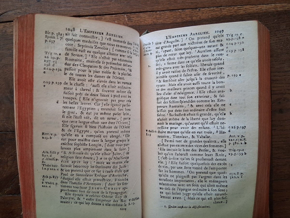 Histoire des Empereurs  par Lenain de Tillemont  / 1707-photo-4
