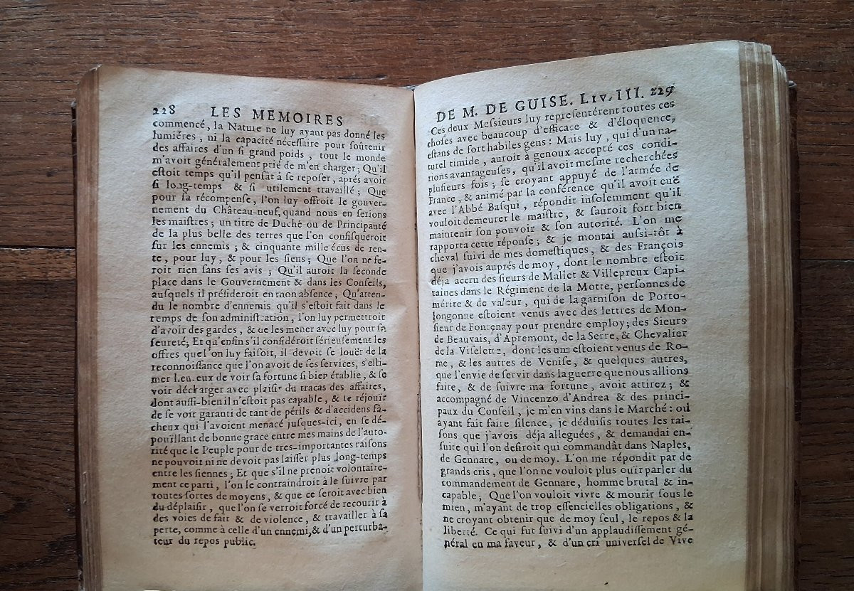 Les Mémoires d' Henri de Lorraine /  Duc de Guise  /1681-photo-4