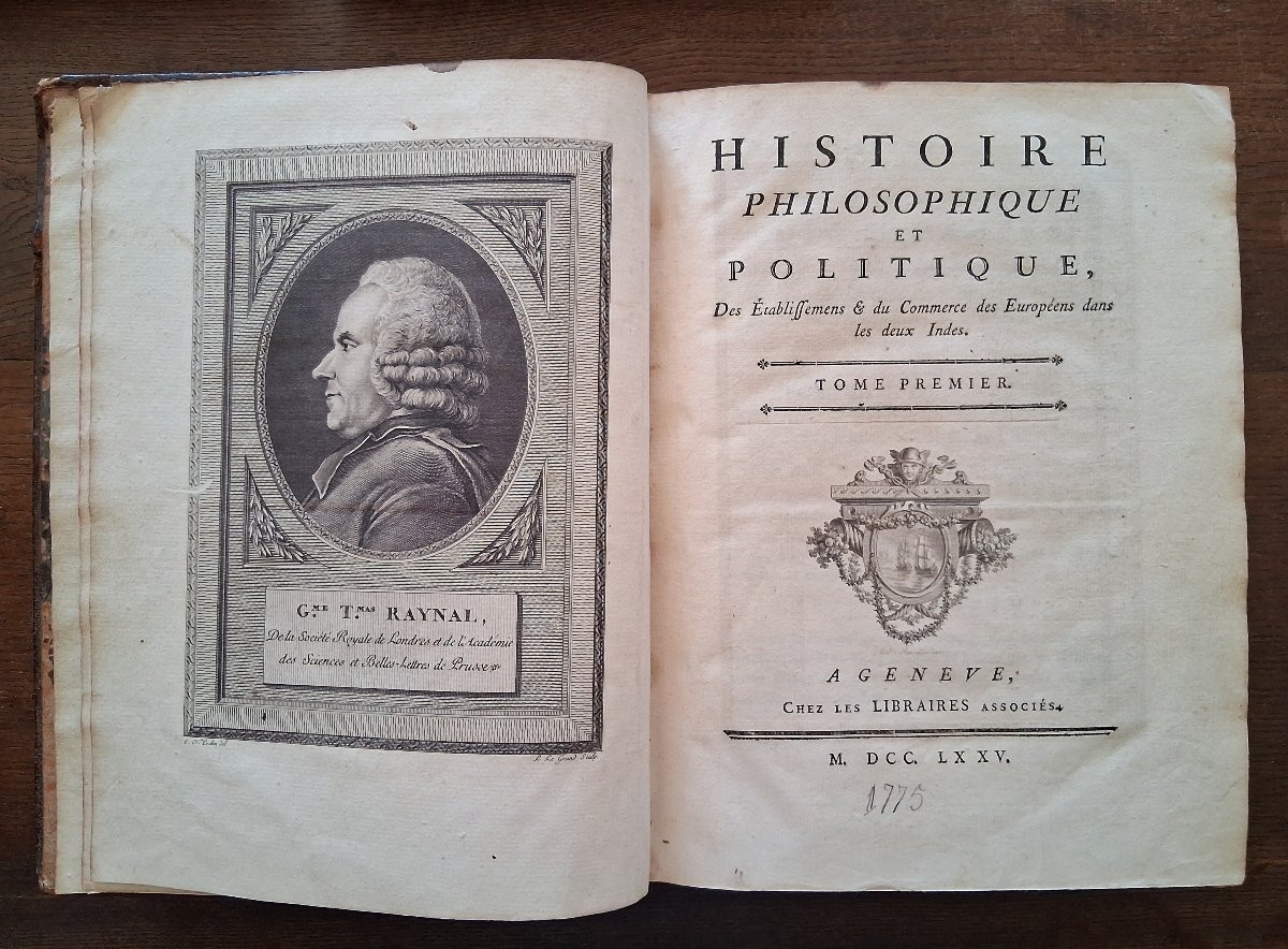 Histoire Philosophique et Politique  / 1775-photo-2