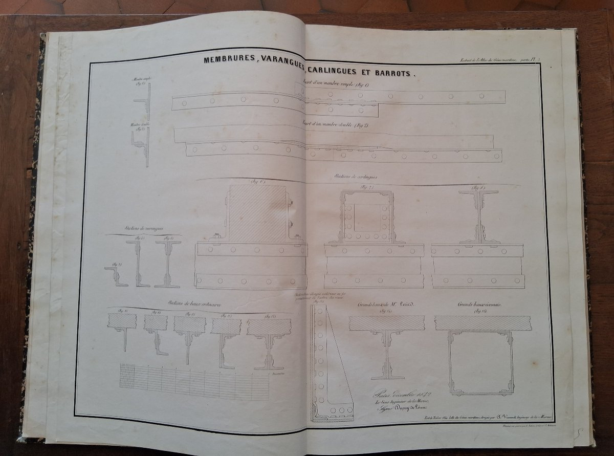 Atlas Attached To The Report On Iron Buildings / 1843-photo-3