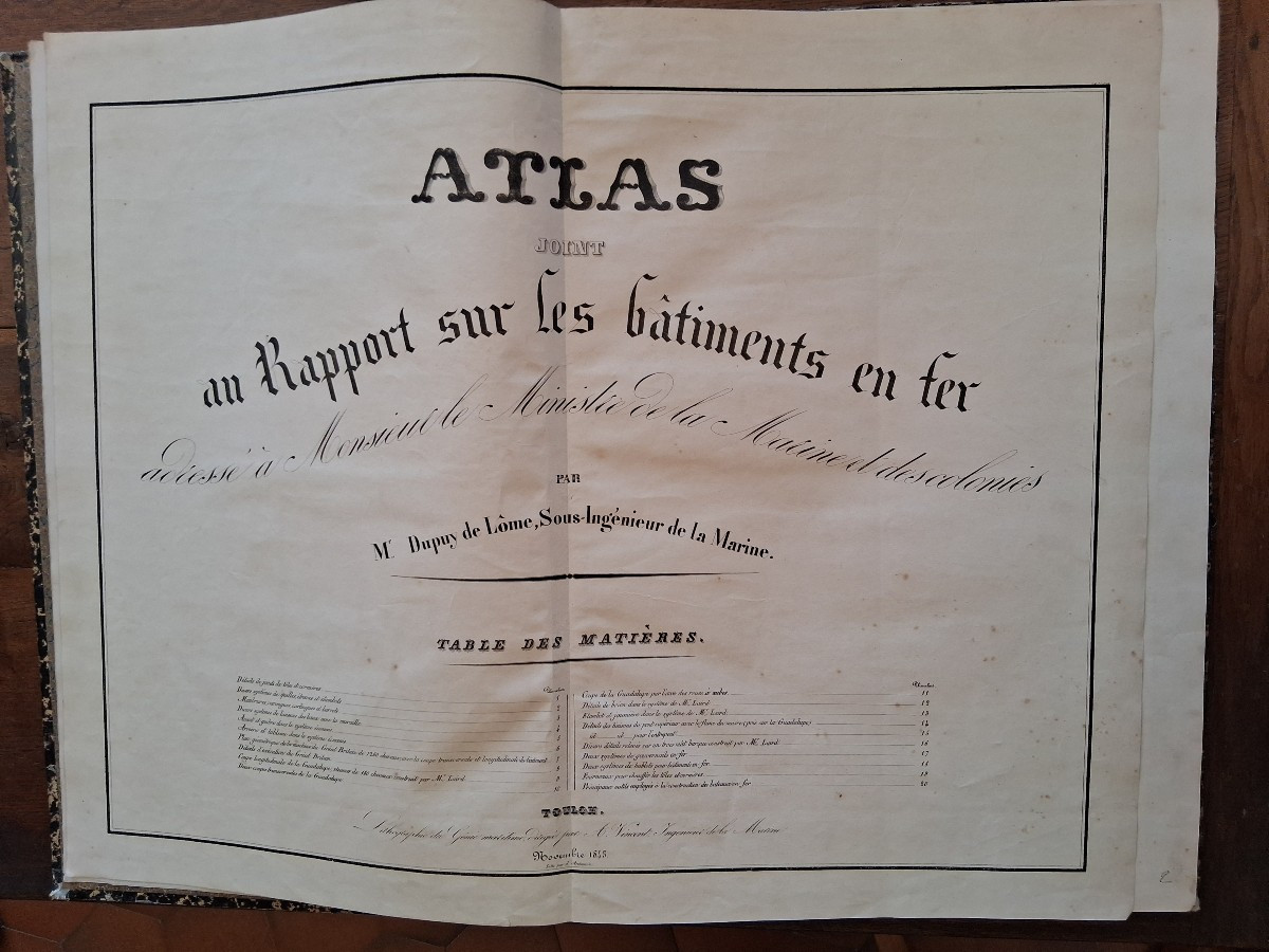Atlas Attached To The Report On Iron Buildings / 1843
