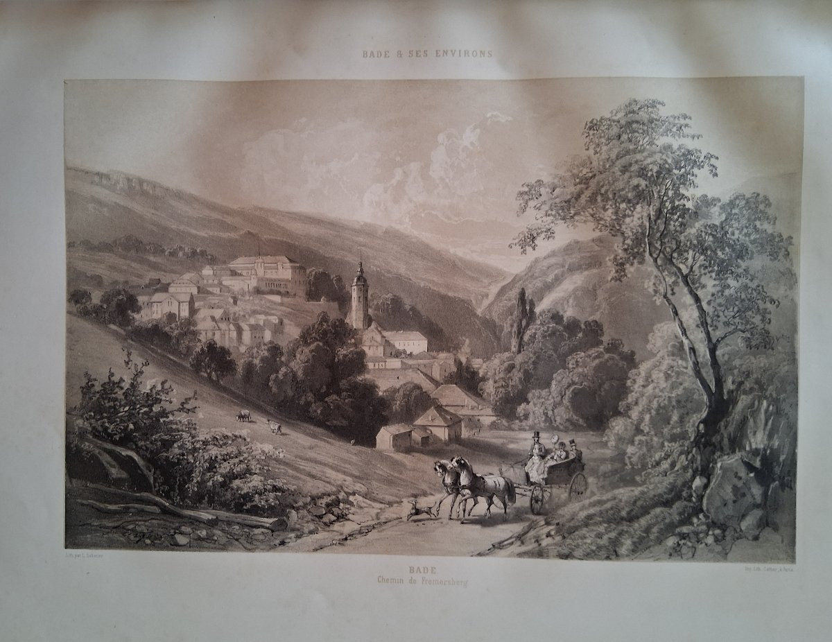 Baden And Its Surroundings By Jules Coignet / 1858-photo-4
