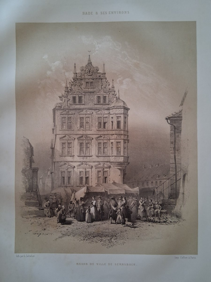 Baden And Its Surroundings By Jules Coignet / 1858-photo-3