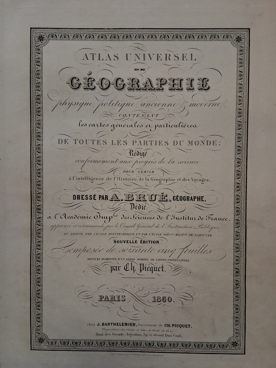 Atlas universel de Géographie / 1860