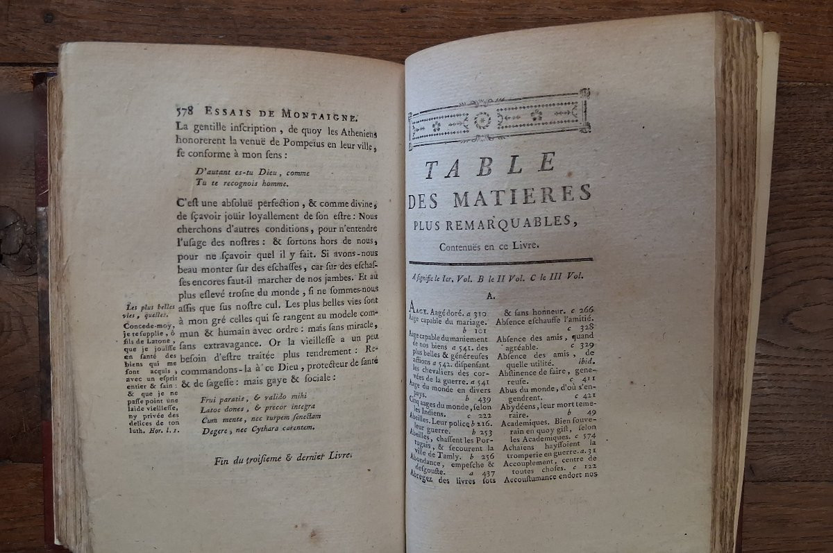 Essais de Montaigne / 1781-photo-3