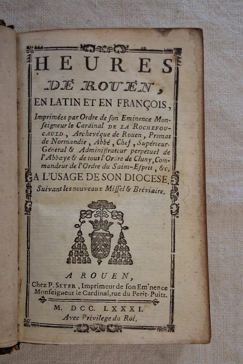 Set Of 4 Religious Books From The 18th Century-photo-2
