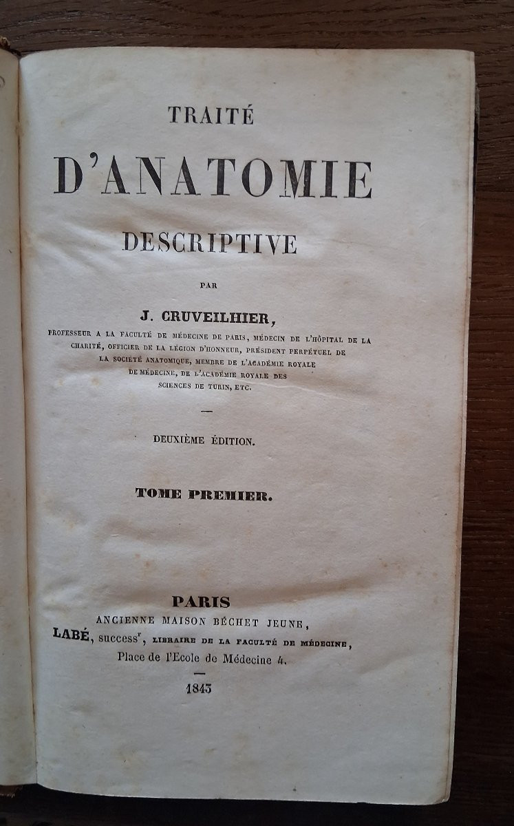 Traité d' Anatomie  /  1843-photo-2