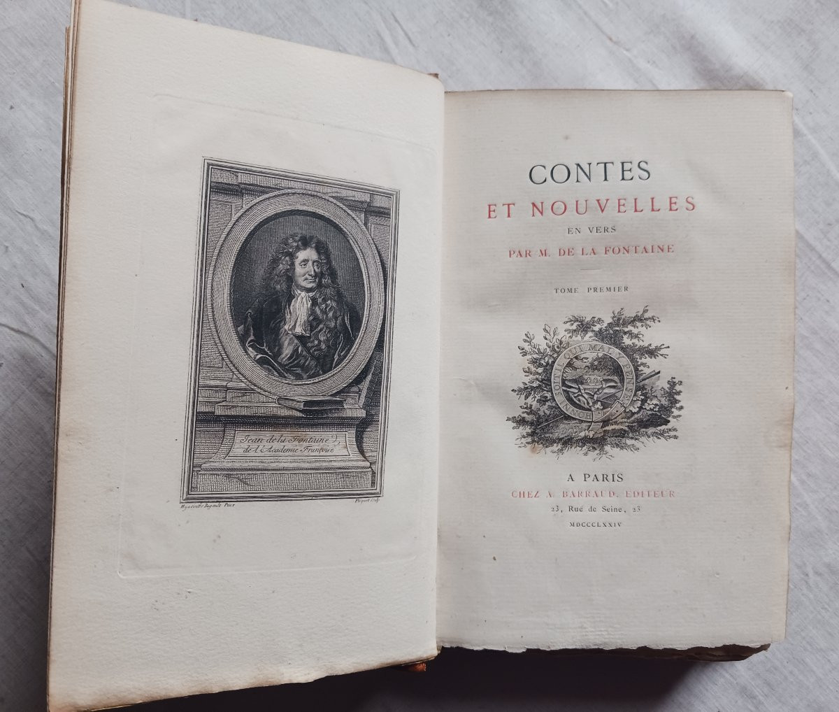 Tales And Short Stories In Verse By M. De La Fontaine / 1874-photo-2