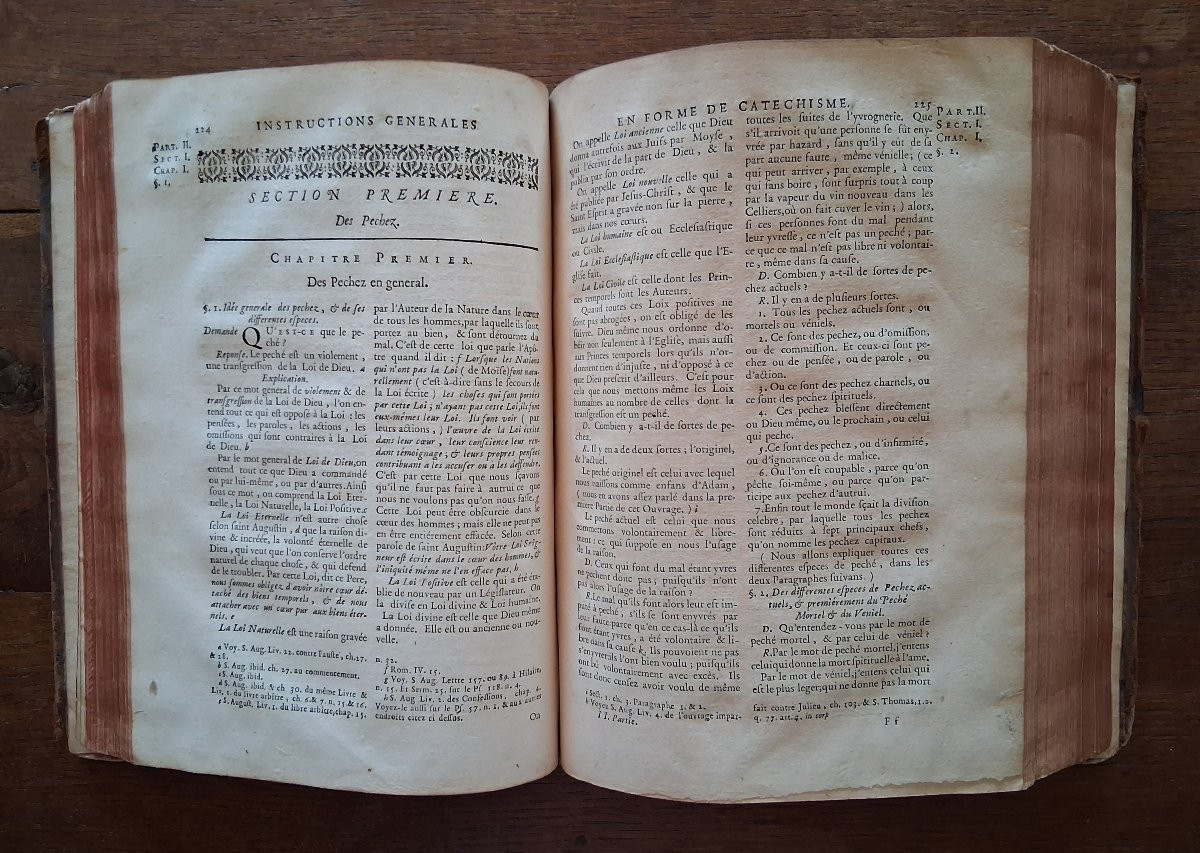 Ensemble de 3 livres religieux du  XVII et XVIIIème-photo-5