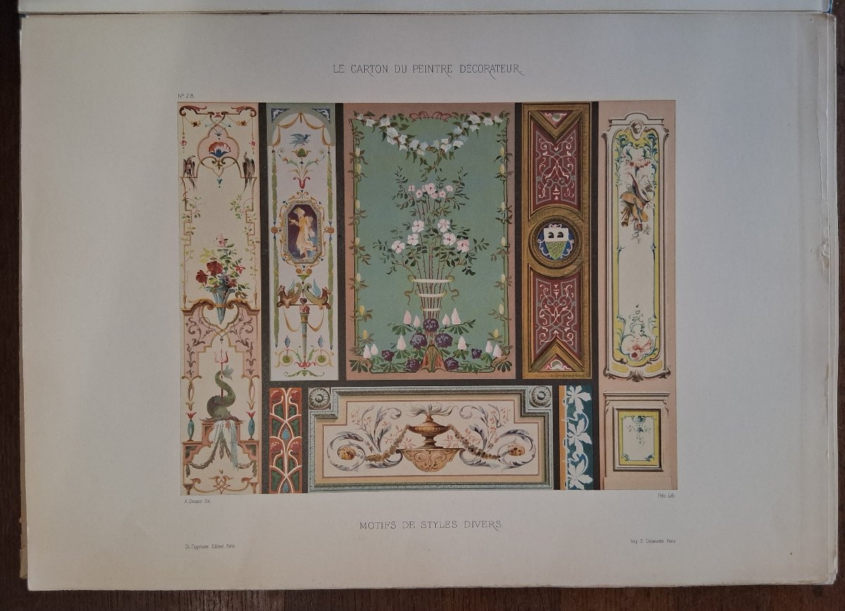 Le Carton du Peintre Décorateur par Dessaint /1910-photo-7