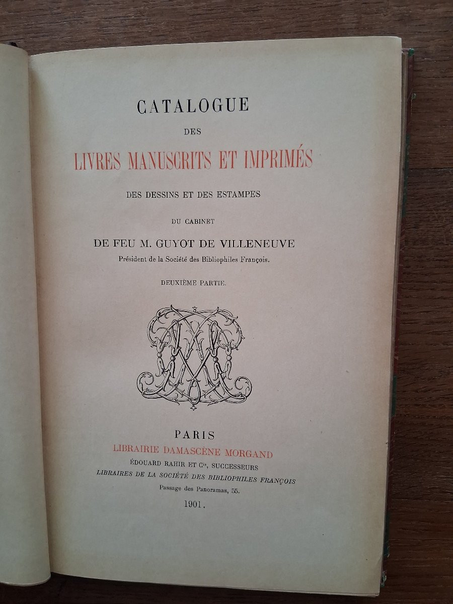 Set Of 3 Books On Bibliographies / 19th Century-photo-3