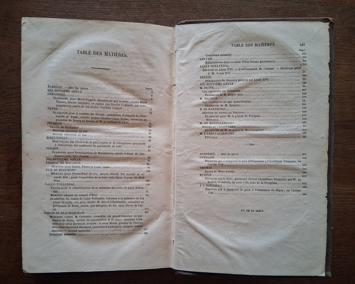 Chefs-d'Oeuvre  de l' Eloquence Française / 1854-photo-5