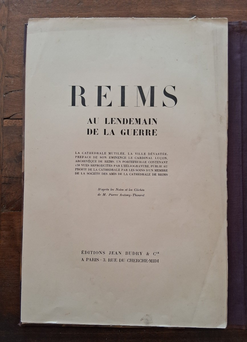 Reims au lendemain de la guerre  / 1927