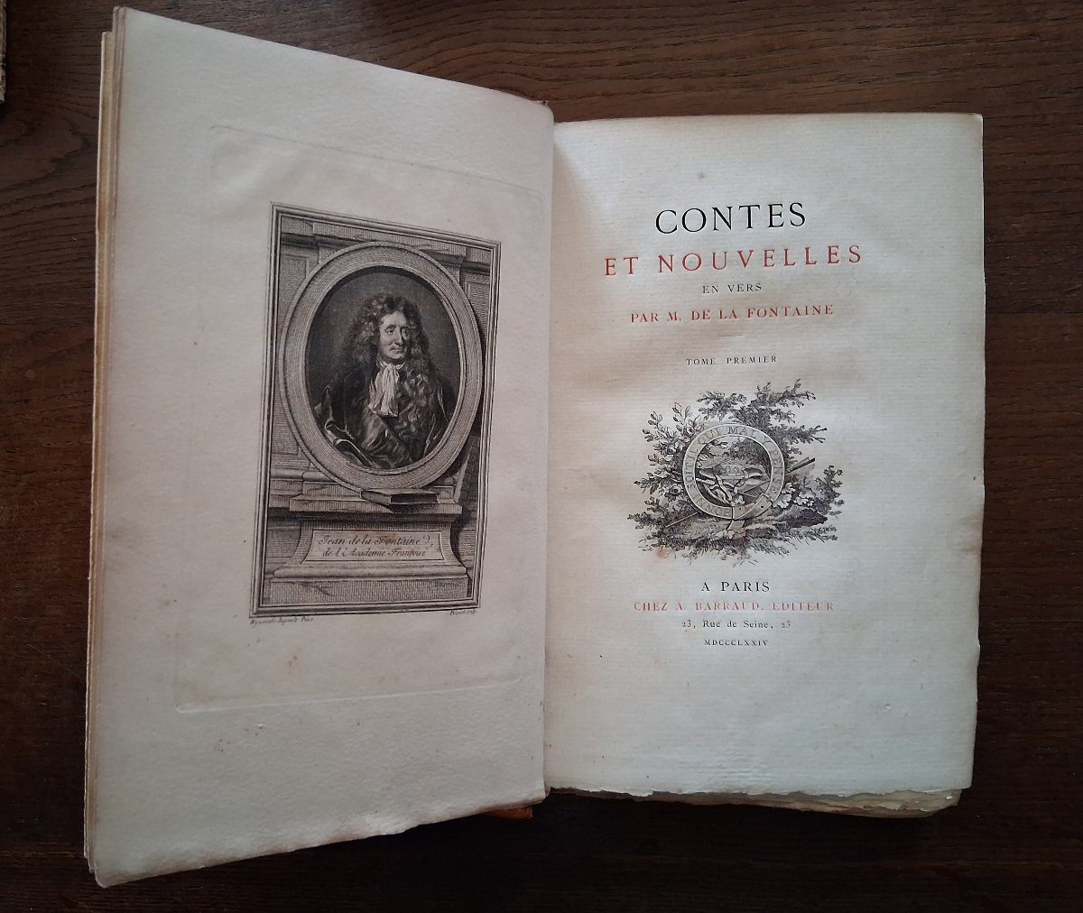 Ensemble de Livres de la Fontaine-photo-2