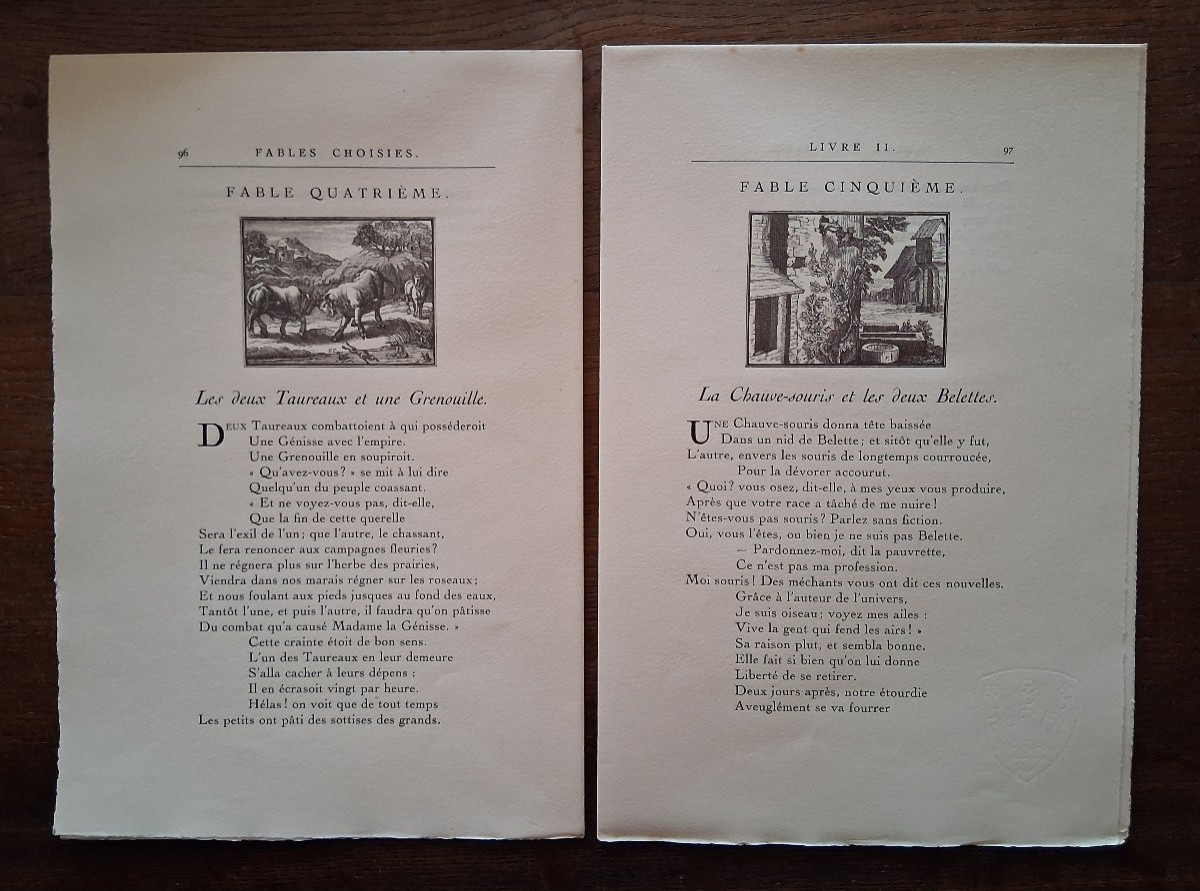 Ensemble de Livres de la Fontaine-photo-5