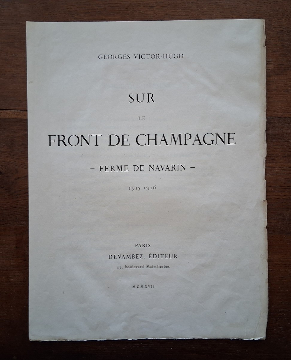 Sur le Front de Champagne / Georges Victor Hugo