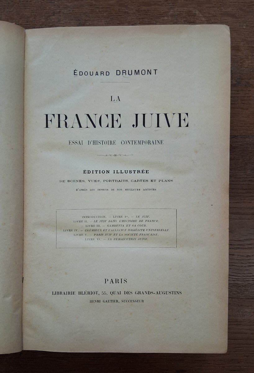 La France Juive  / 1885