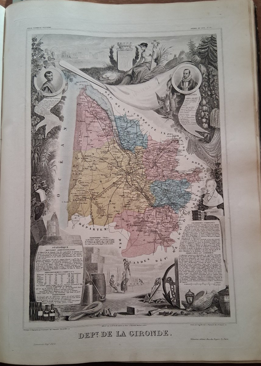 Atlas National illustré de la France / 1869-photo-3