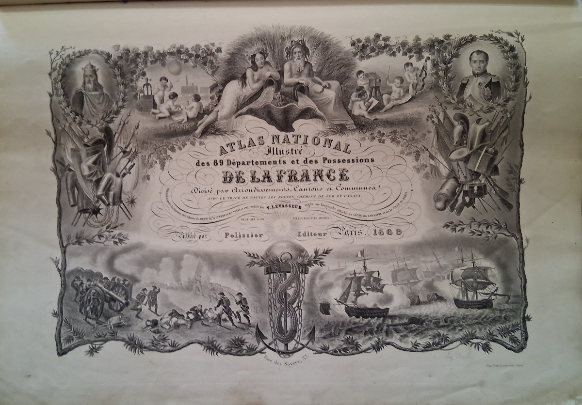 Atlas National illustré de la France / 1869