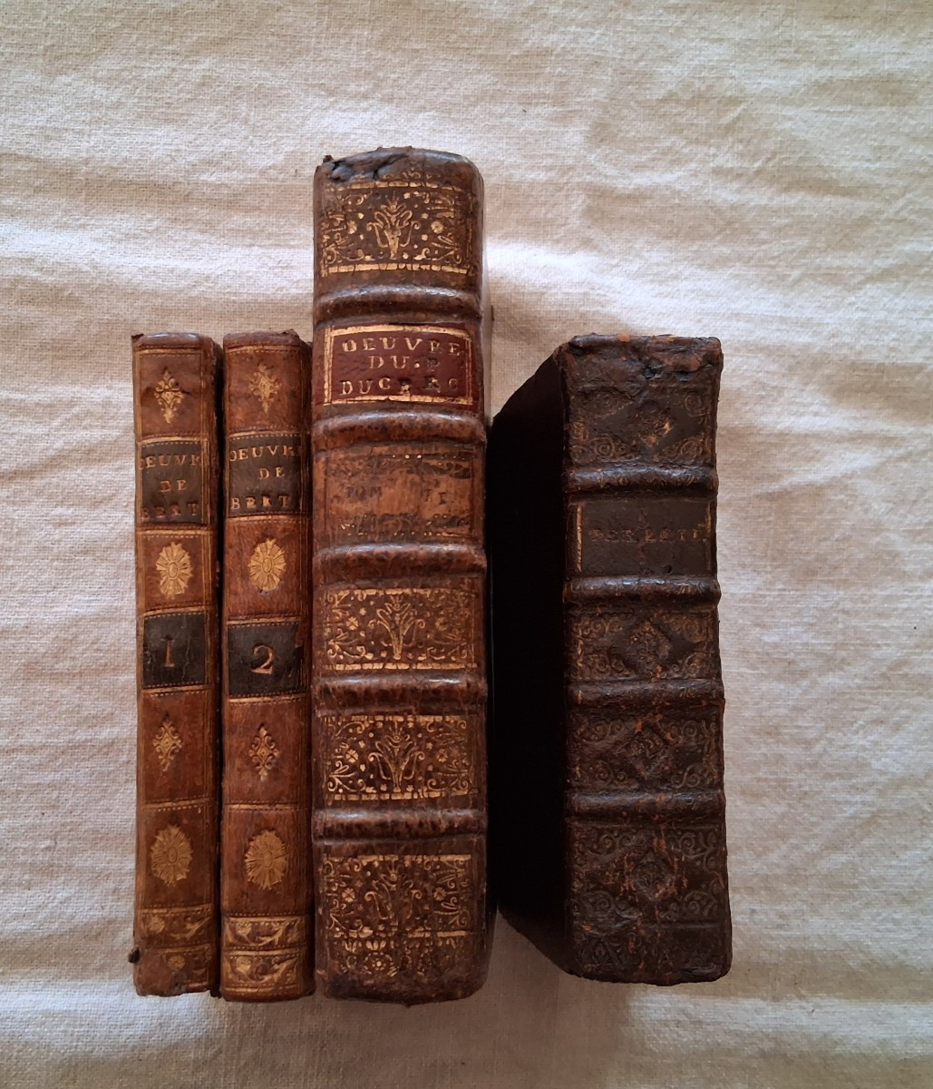 Ensemble de 4 Livres Anciens  XVII-XVIII- XIXème