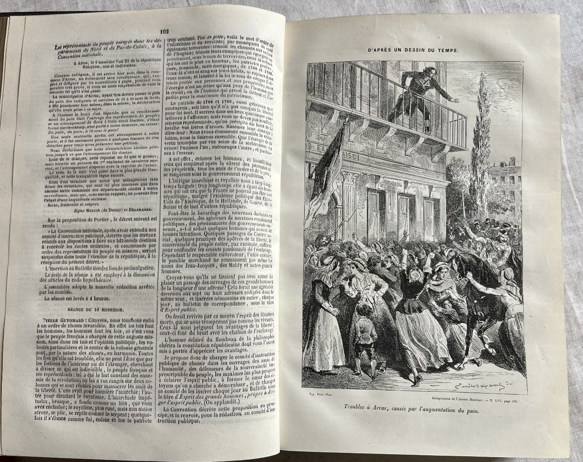 Reprint Of The Old Monitor Of The French Revolution / 1858-photo-4