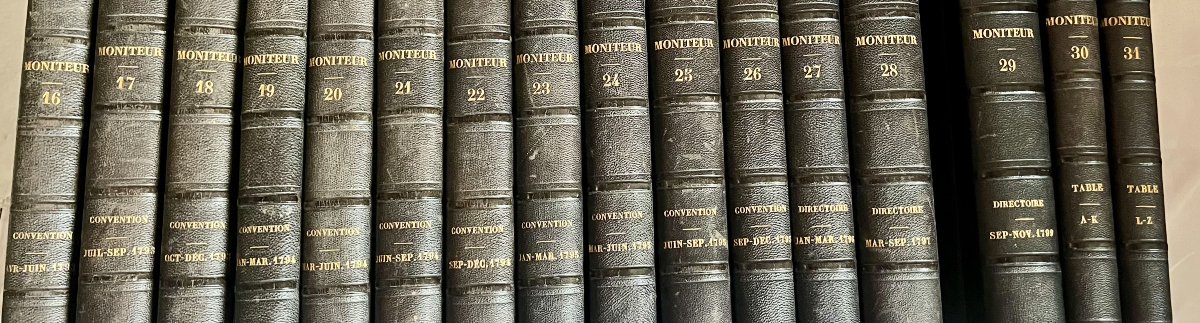 Reprint Of The Old Monitor Of The French Revolution / 1858-photo-6