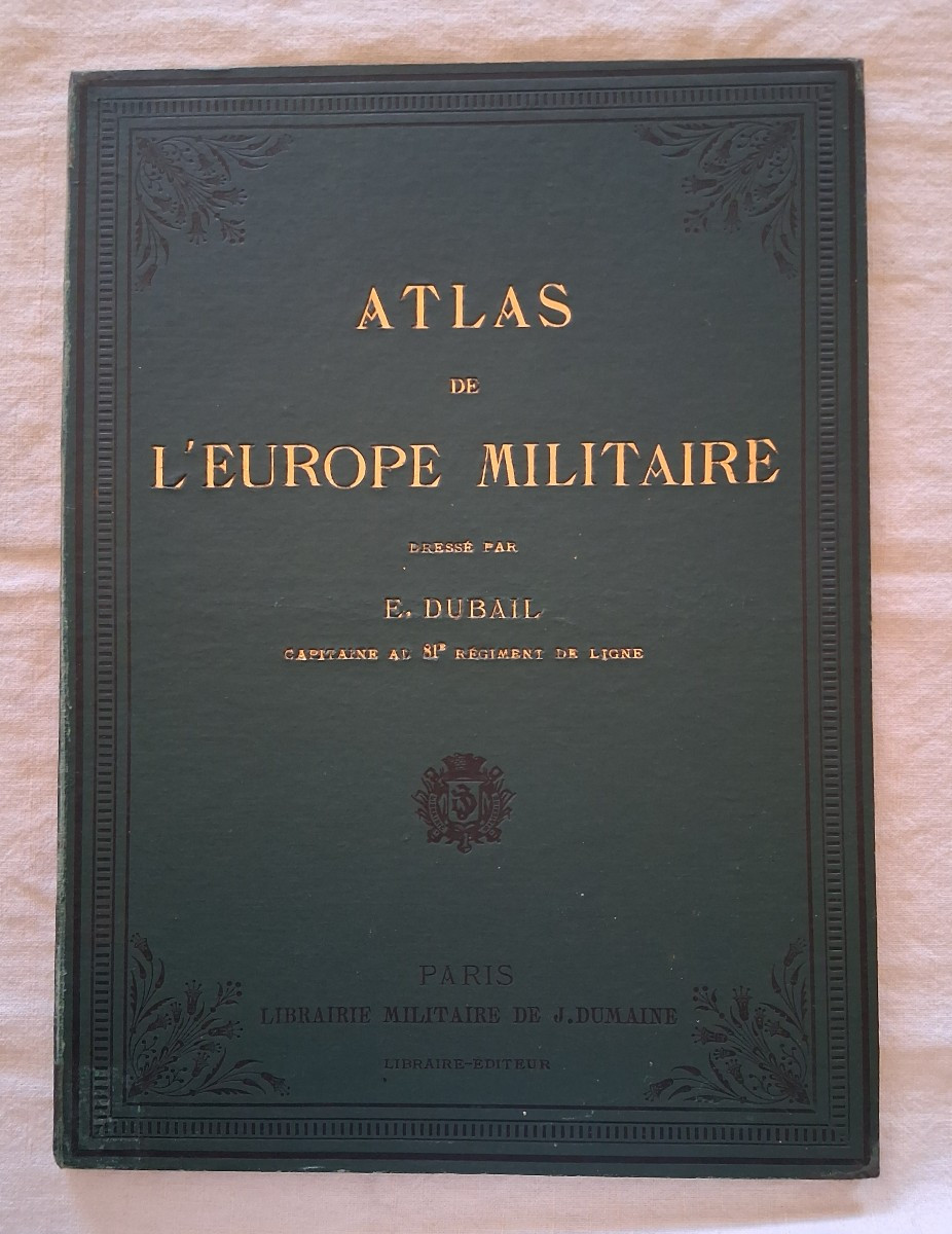 Atlas Of Military Europe / 1880