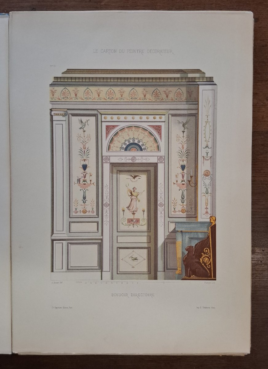 The Decorative Painter's Cartoon By Desaint /1910-photo-4