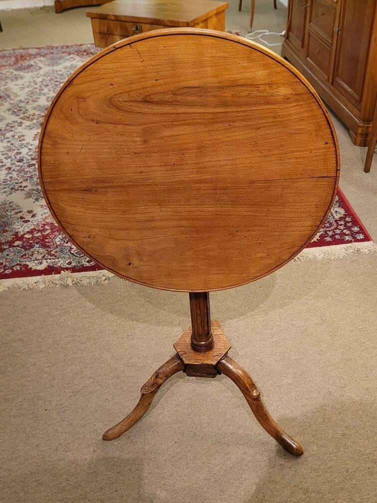 Guéridon en Merisier / Epoque Louis XVI-photo-3