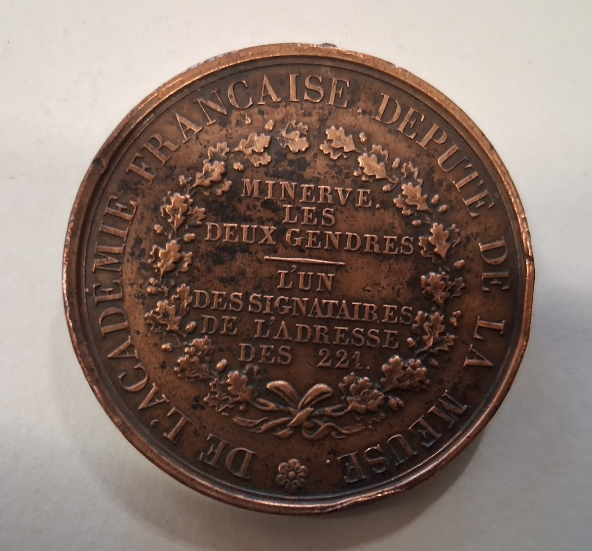 Set Of 5 Bronze Medals / 19th Century-photo-5