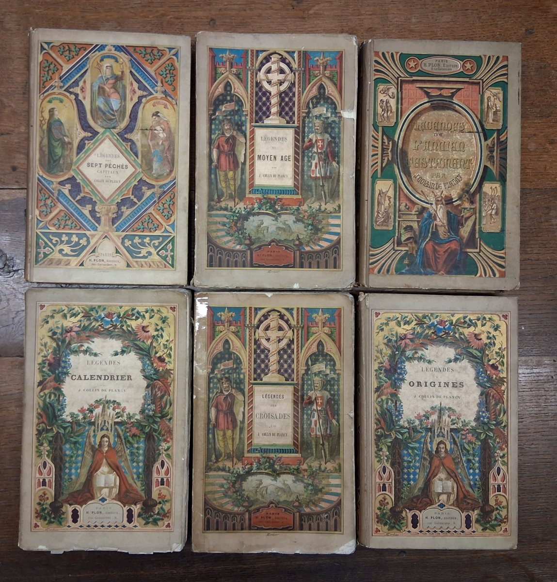 A Set Of 14 Books By J. Collin De Plancy / 19th Century-photo-5