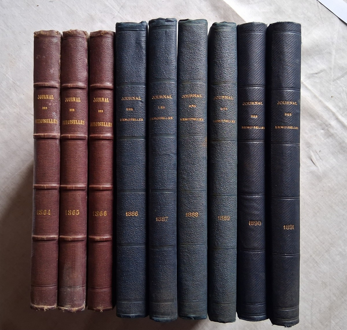 The Young Ladies' Journal / Set Of 9 Books