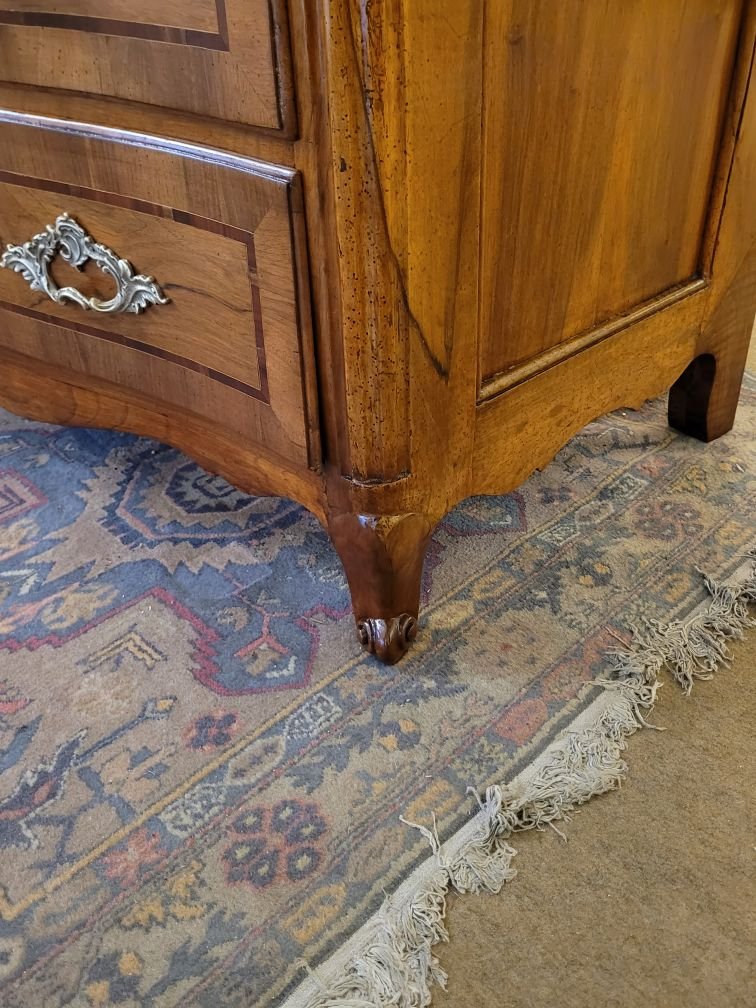 Commode en noyer  Epoque louis XV -photo-2