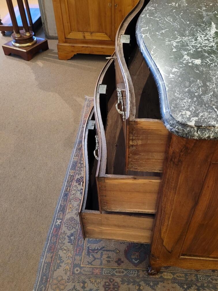 Commode en noyer  Epoque louis XV -photo-3