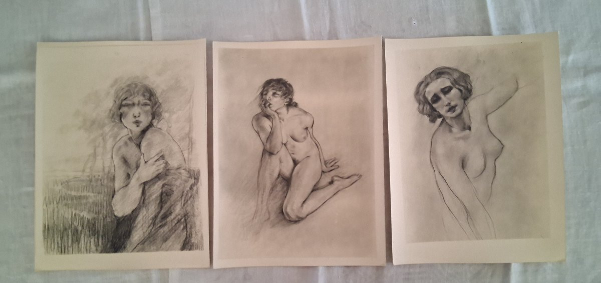 Erotica / Ensemble de 59 Gravures-photo-4