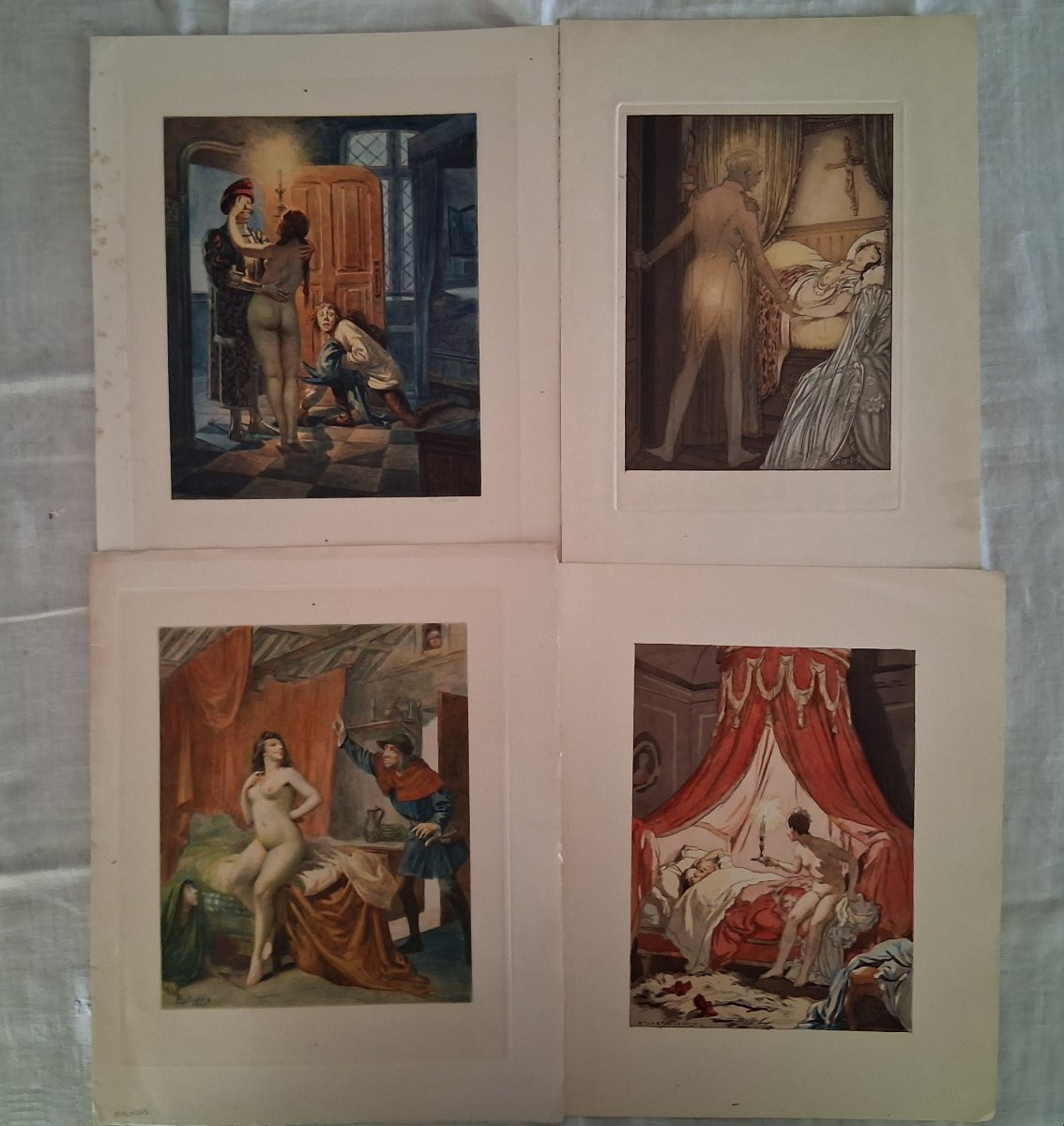 Erotica / Ensemble de 59 Gravures-photo-6