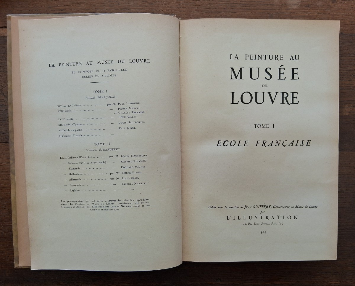 Painting At The Louvre Museum / 1929