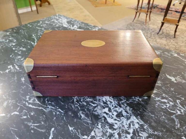 Mahogany Box / 19th Century-photo-3