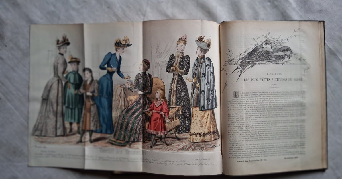 Le Journal des Demoiselles / Ensemble de 12 livres-photo-8