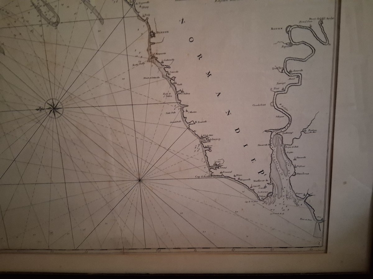 Nautical Chart / 18th Century-photo-1