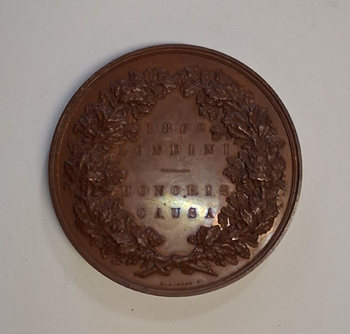 Set Of 4 Bronze Medals / 19th Century-photo-1