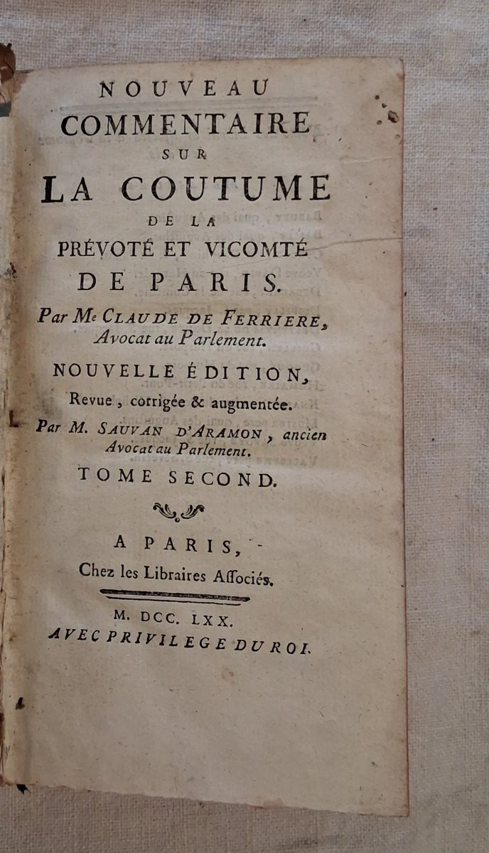 Ensemble de 7 Livres  XVII et XVIIIème -photo-3