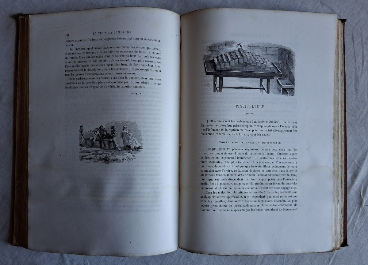 Ensemble de 13 volumes  /  La vie à la campagne / XIXème-photo-3