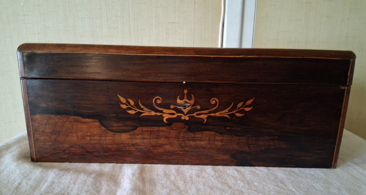 Rosewood Case / 19th Century-photo-3
