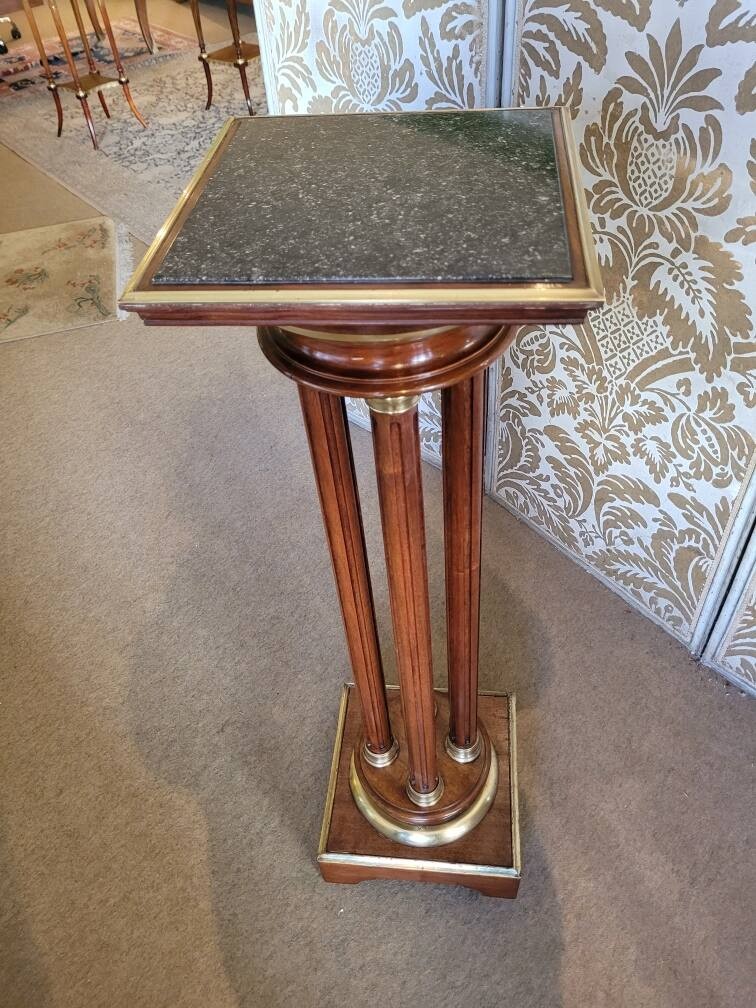 Sellette en Acajou / Epoque Napoléon III / XIXème