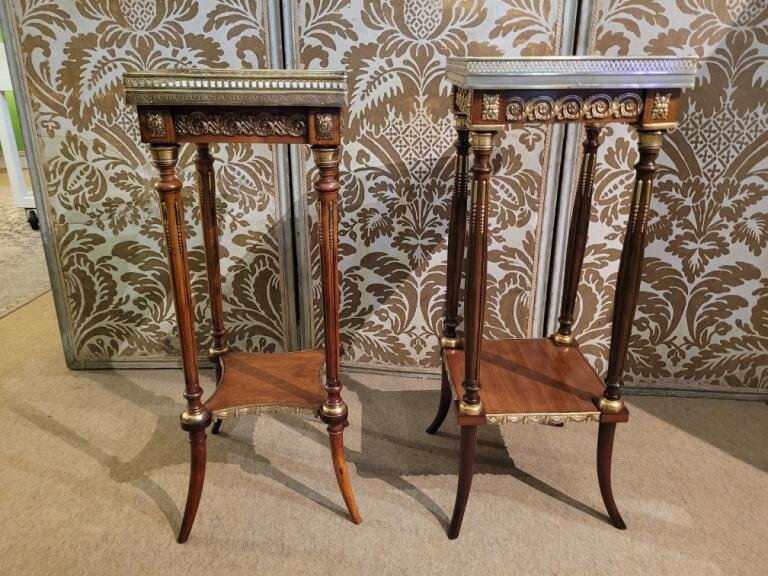 2 Mahogany Saddles / 19th Century-photo-4