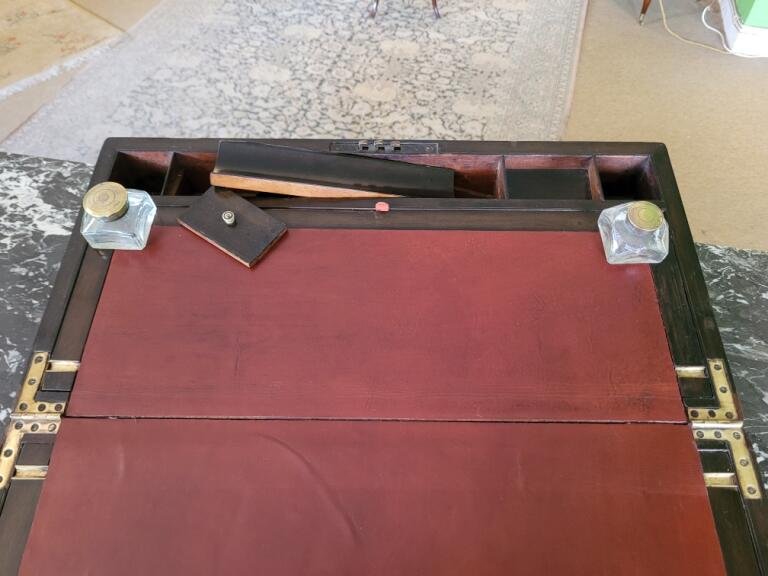 Ecritoire de Marine en Acajou  /  XIXème-photo-2