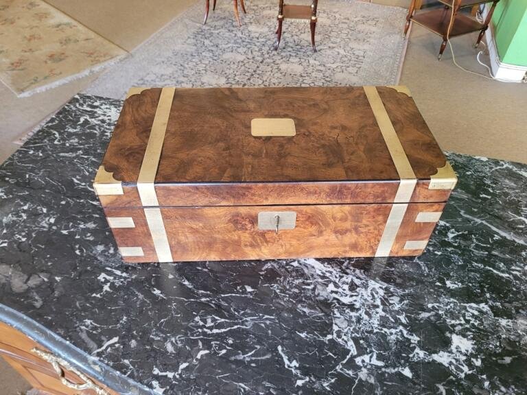 Ecritoire de Marine en Acajou  /  XIXème-photo-1