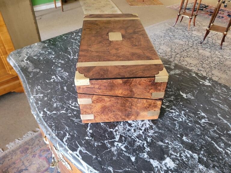 Ecritoire de Marine en Acajou  /  XIXème-photo-2